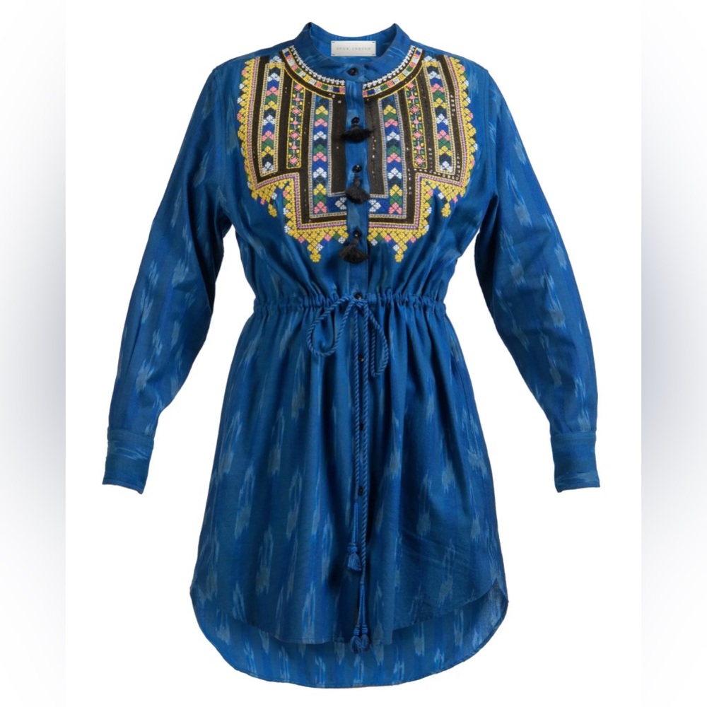 Souk indigo Clara dress size. S